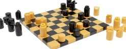 Deko Objekt Chess Focus Senf 26x26cm