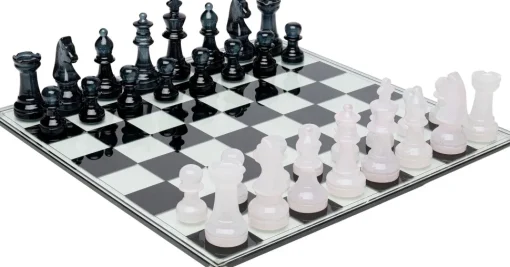 Deko Objekt Chess Transparent 60x60cm