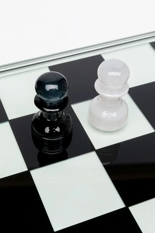 Deko Objekt Chess Transparent 60x60cm