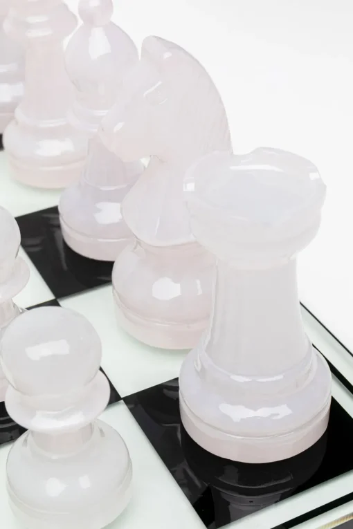 Deko Objekt Chess Transparent 60x60cm