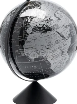 Deko Objekt Globe Top Schwarz 40cm