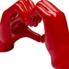 Deko Objekt Heart Hands Rot 12cm