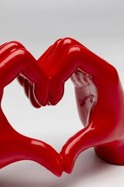 Deko Objekt Heart Hands Rot 12cm