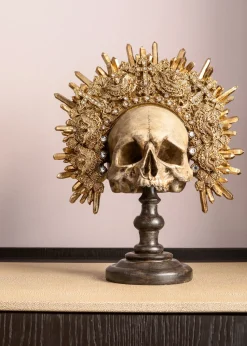Deko Objekt King Skull 42cm