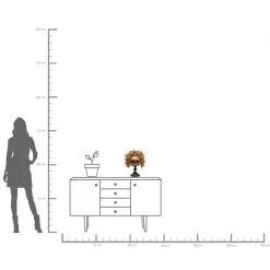 Deko Objekt King Skull 42cm