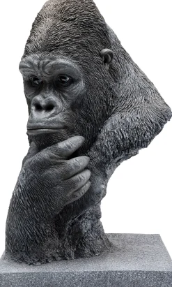 Deko Objekt Thinking Gorilla Head 49cm