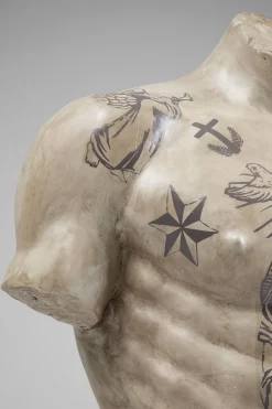 Deko Objekt Torso Tattoo