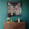 Deko Rahmen Farfalla 120x120cm
