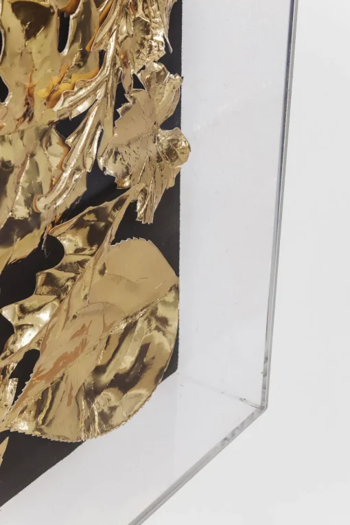 Deko Rahmen Gold Leaf 120x120cm
