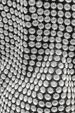 Deko Vase Anemone Schwarz 43cm