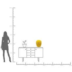 Deko Vase Lemon Juice 40cm