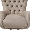 Drehsessel Bellissima Velvet Taupe