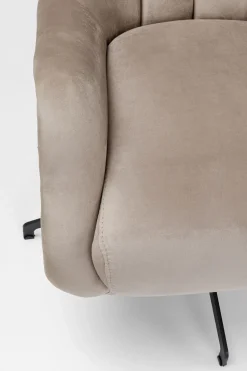 Drehsessel Bellissima Velvet Taupe