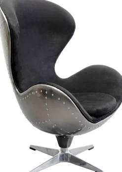 Drehsessel Lounge Black Graphit