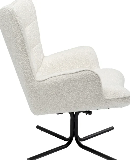 Drehsessel Oscar Boucle Creme