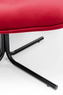 Drehsessel Oscar Velvet Rot