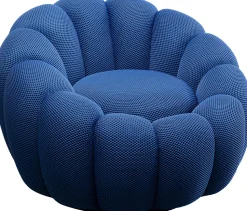 Drehsessel Peppo Bloom Blau