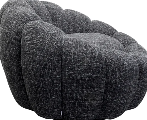 Drehsessel Peppo Bloom Melange Schwarz