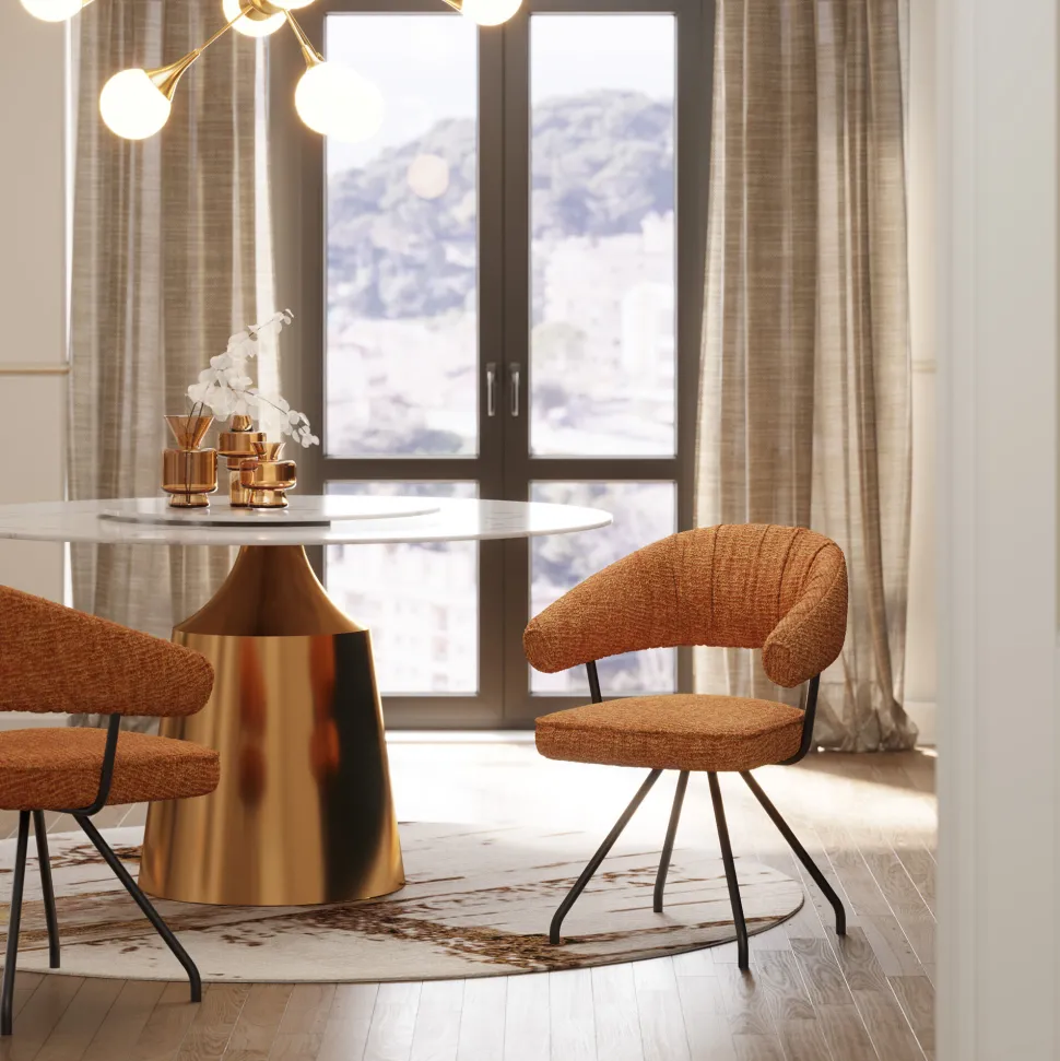 Drehstuhl Arabella Orange