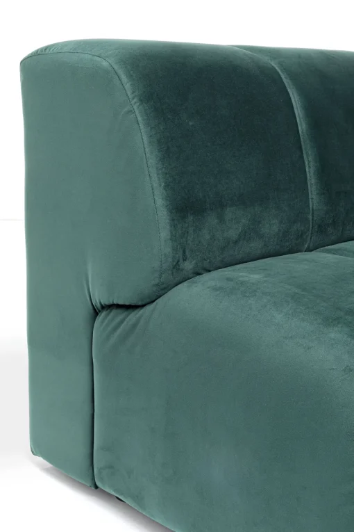 Ecksofa Belami Velvet Dunkelgrün Rechts 265cm