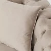 Ecksofa Bellissima Velvet Taupe Links