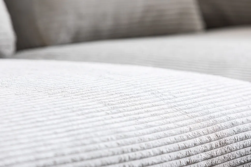 Ecksofa Gianni Cord Grau Links