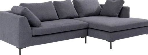 Ecksofa Gianni Grau Rechts