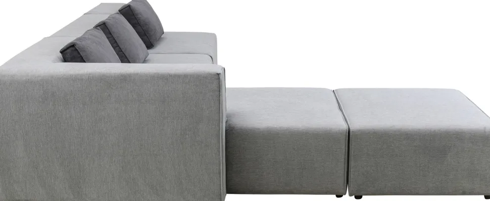 Ecksofa Infinity Atlanta Grau Links