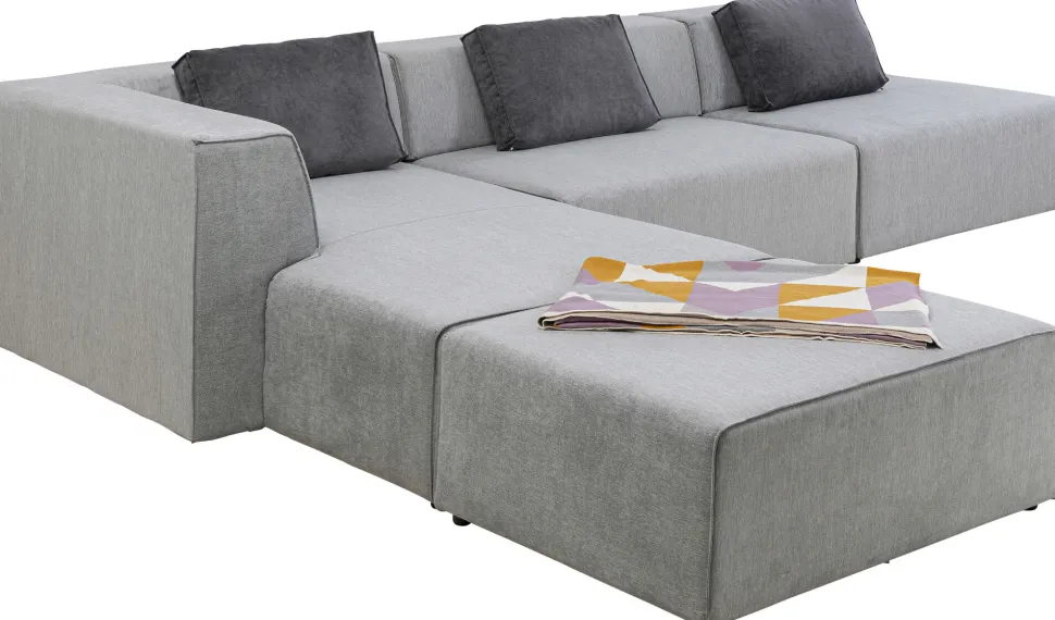 Ecksofa Infinity Atlanta Grau Links