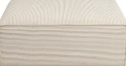 Ecksofa Infinity Ottomane Cord Creme Links