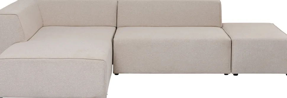 Ecksofa Infinity Ottomane Creme Links