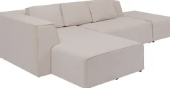 Ecksofa Infinity Ottomane Creme Links