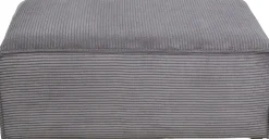 Ecksofa Infinity Ottomane Cord Grau Links