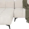 Ecksofa Nia Creme Links 250cm