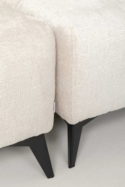 Ecksofa Nia Creme Rechts 250cm