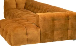 Ecksofa Salamanca Goldbraun Rechts