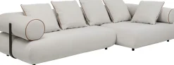 Ecksofa Splendido Creme Rechts 327cm