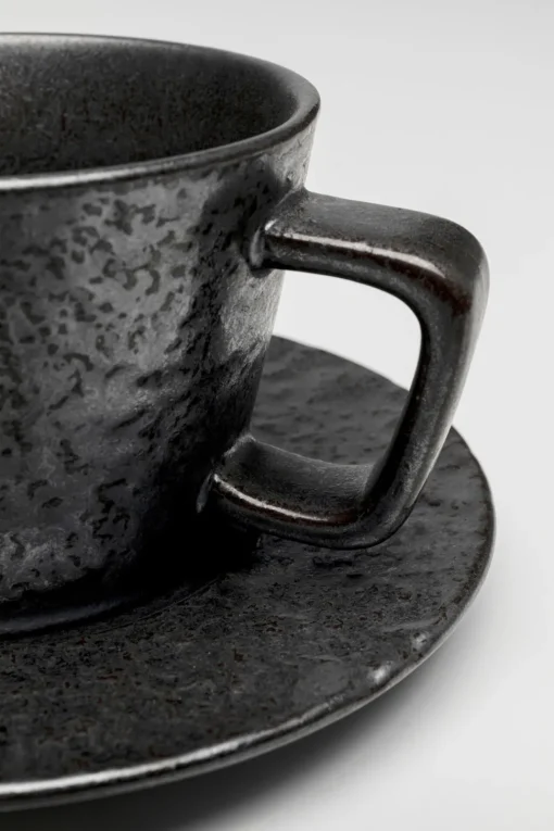 Espressotasse Cosmos Schwarz (2/tlg.)