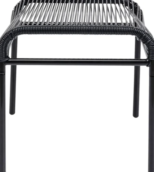 Fußhocker Acapulco Mono Schwarz