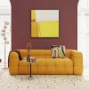 Gerahmtes Bild Abstract Shapes Gelb 113x113cm