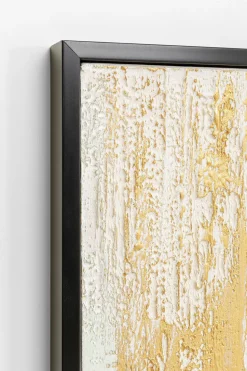 Gerahmtes Bild Abstract Weiß 80x120cm