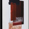 Gerahmtes Bild Box Back Rot 60x80cm