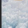 Gerahmtes Bild Cloud Boat 60x120cm