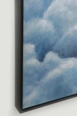 Gerahmtes Bild Cloud Boat 60x120cm