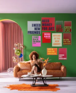 Gerahmtes Bild Come Back To Bed 40x50cm