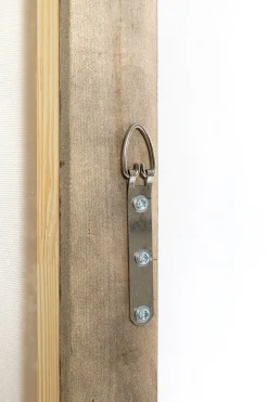 Gerahmtes Bild Dust Gold 120x120cm