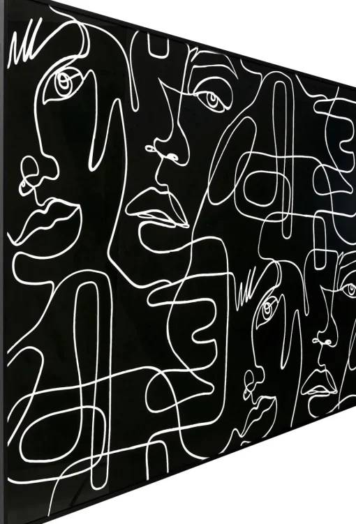 Gerahmtes Bild Faccia Arte Drawing 150x100cm