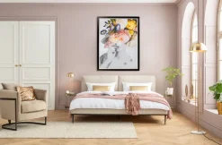 Gerahmtes Bild Flower Lady Pastell 117x154cm