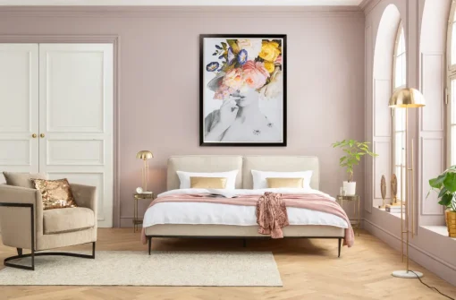 Gerahmtes Bild Flower Lady Pastell 117x154cm