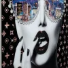 Gerahmtes Bild NY View 120x120cm